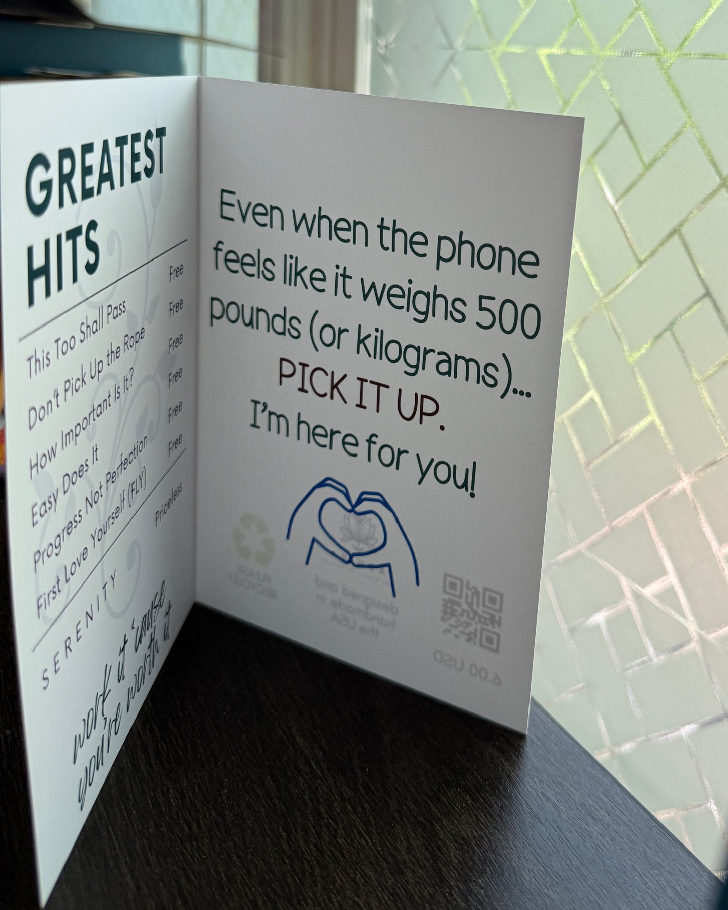 Serenity Prayer with Slogans