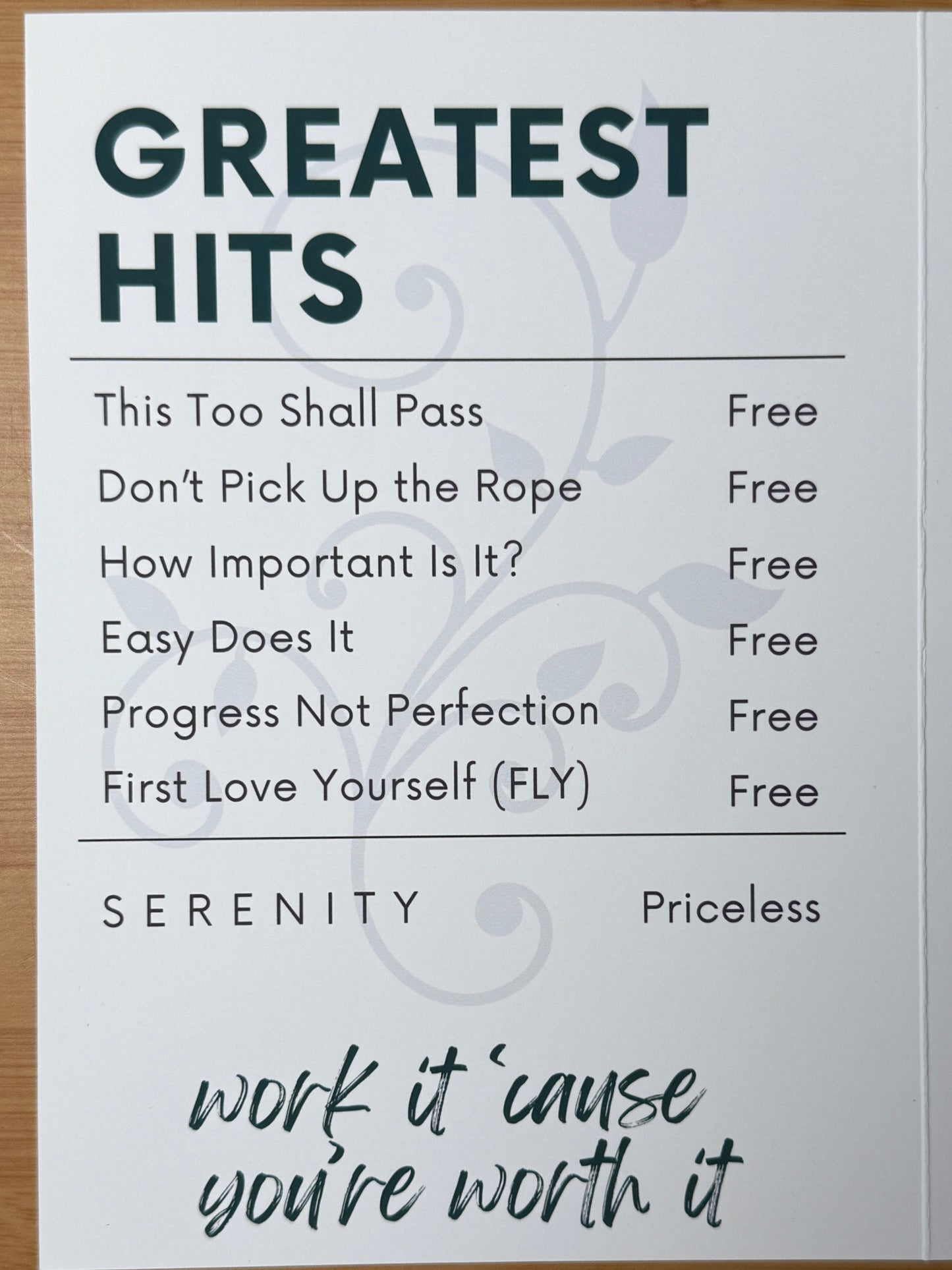 I Am Here For You (Greatest Hits and Reach Out) (5x7")