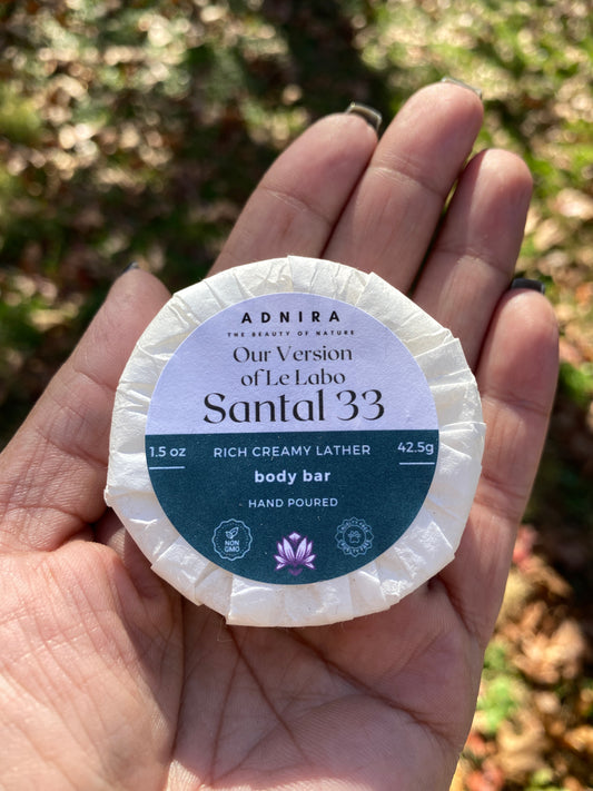 Our Version of Santal 33 - Round Soap