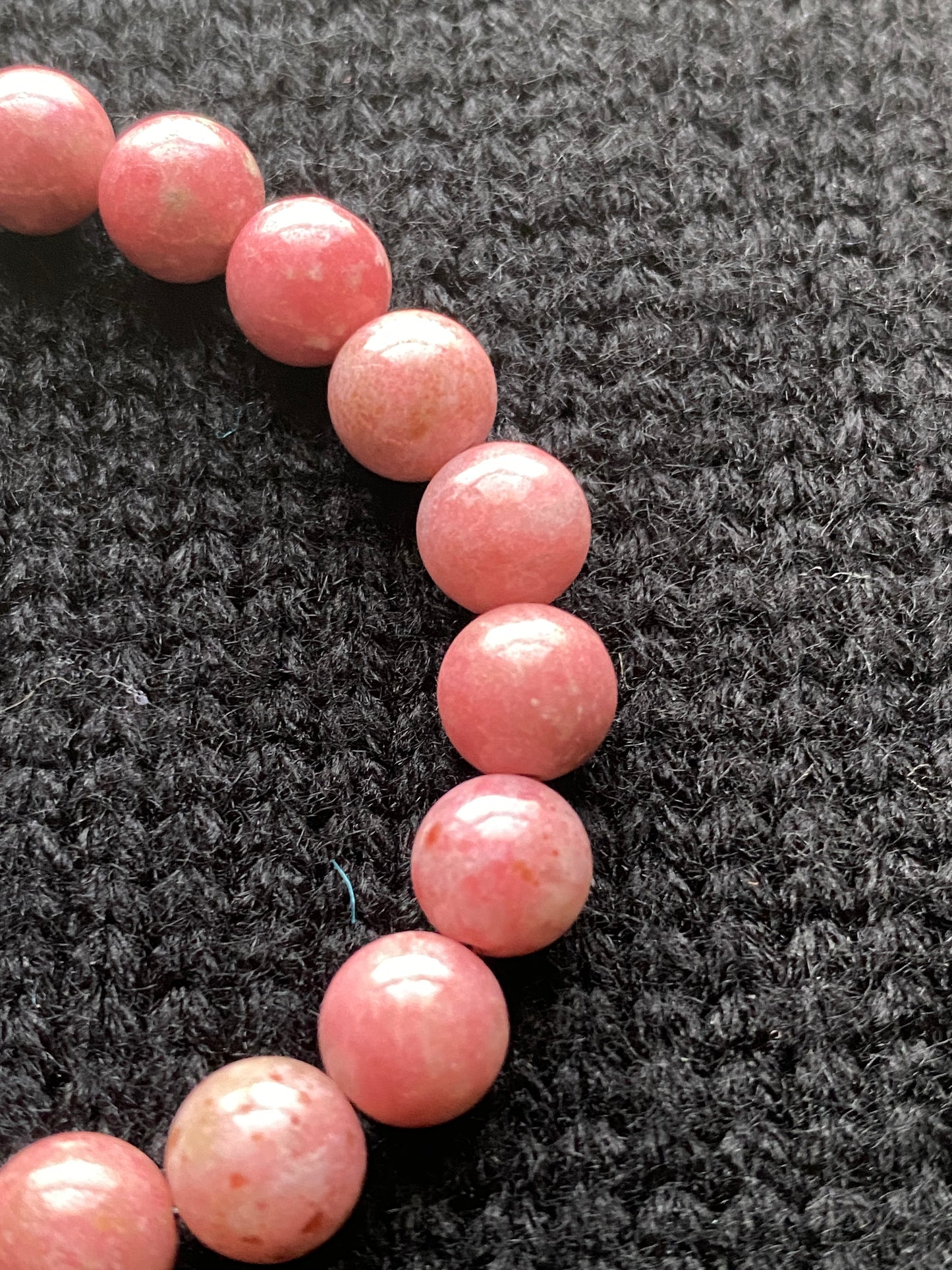 Norwegian Thulite Gemstone Bracelet (8mm)