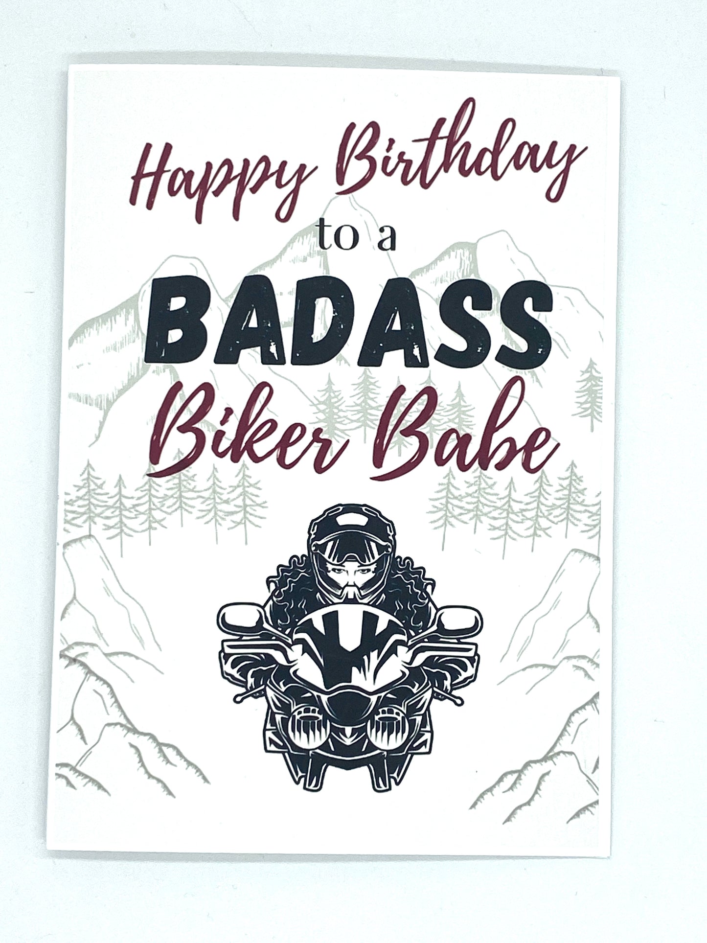 Lady Biker - Happy Birthday