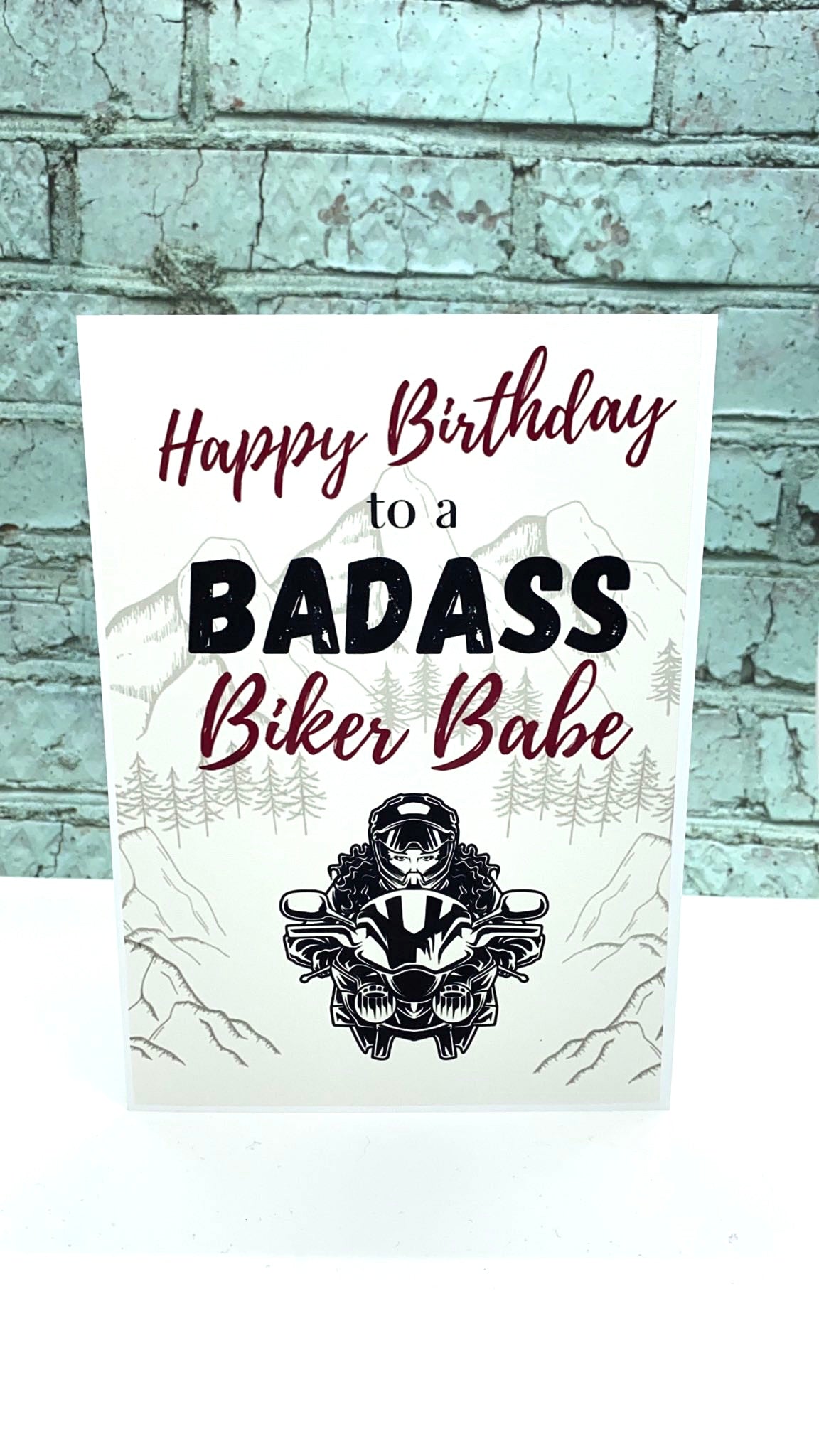 Lady Biker - Happy Birthday