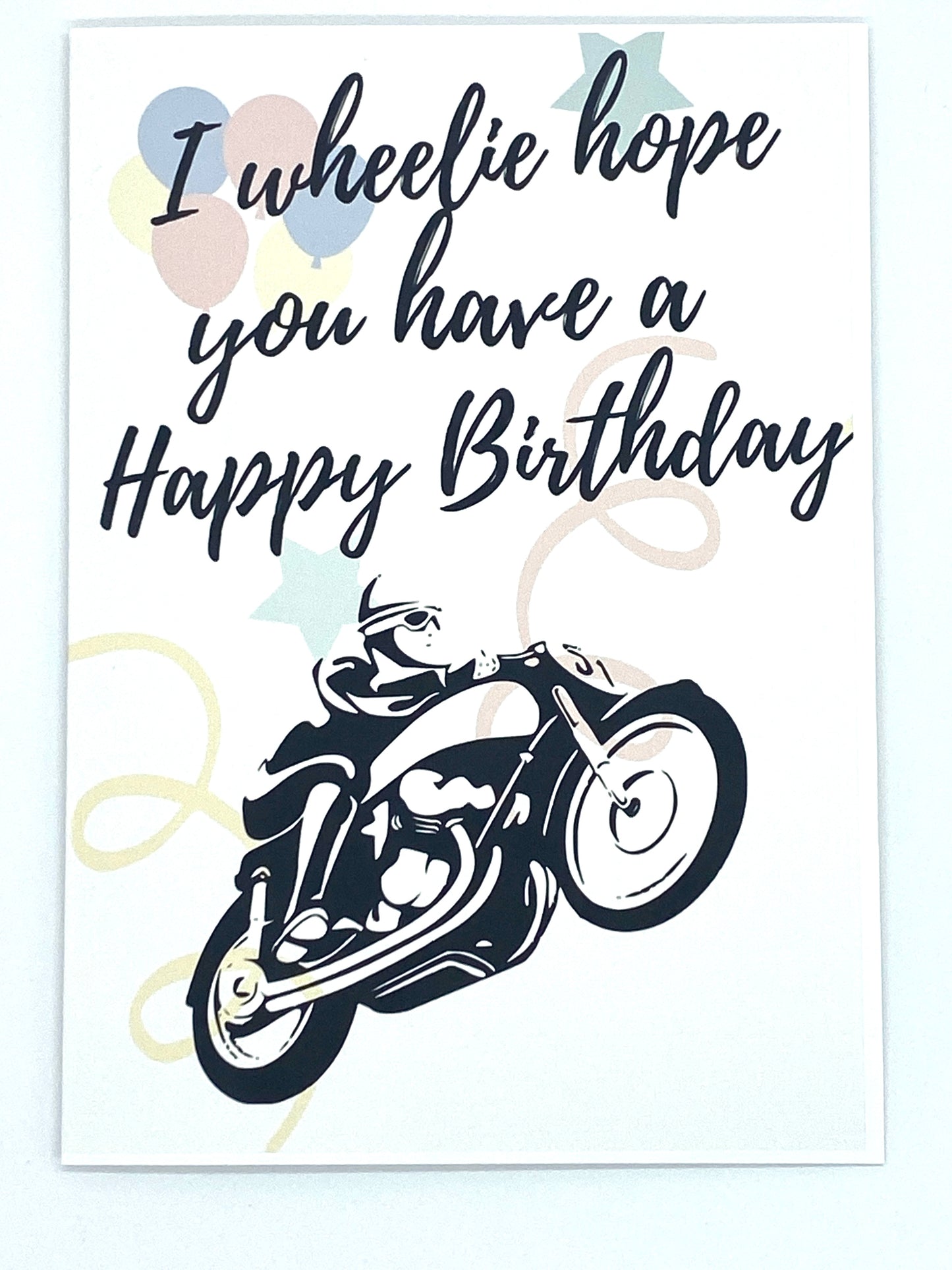 Lady Biker - Happy Birthday