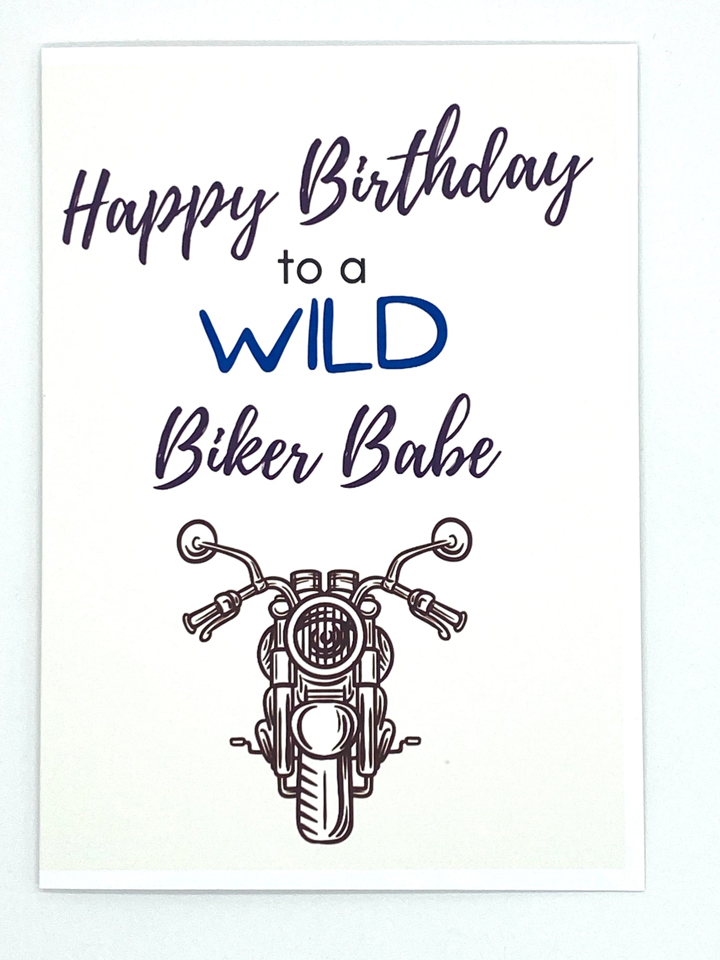 Lady Biker - Happy Birthday